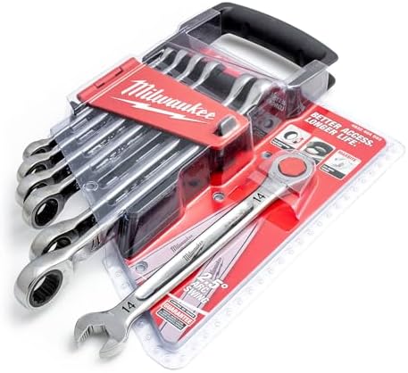 Milwaukee 932464993 Max Bite Ratcheting Metric Combination Spanne...