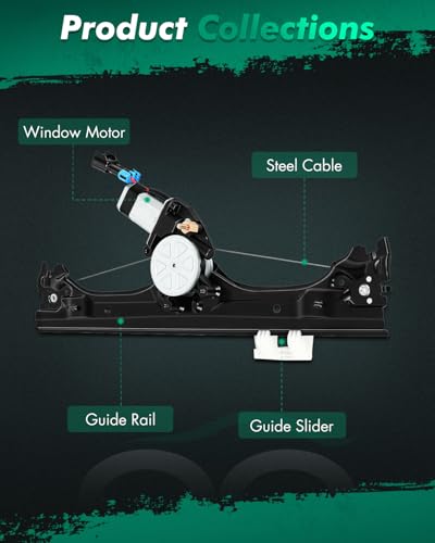 Image of SCITOO Power Window Regulator with Motor for Fiat for 500
