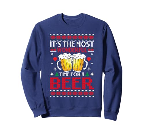 It’s The Most Wonderful Time For A Beer Christmas Sweater Sweatshirt