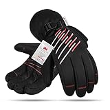 -40F° 3M Thinsulate Winter Gloves,Waterproof Ski Gloves Cold Weather Gloves for Snowboarding,Cycling,Running,Motorcycle-M