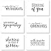 Sympathy Cards Box Set - 36 Pack Sympathy Cards, 6 Handwritten Designs, Condolence Cards Bulk, Envelopes Included, 4 x 6 inches