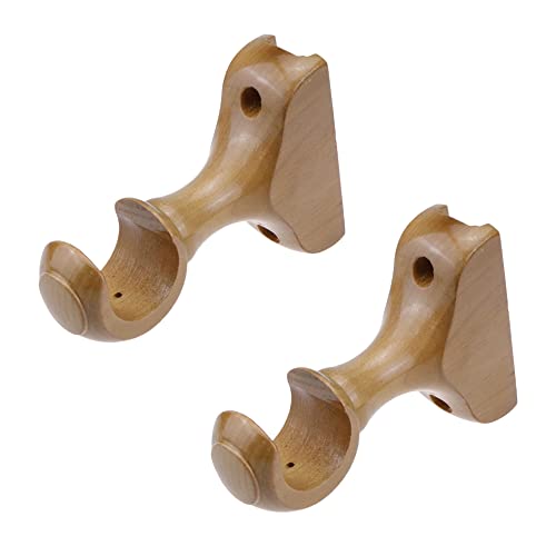 Wooden Curtain Rod Bracket Pack
