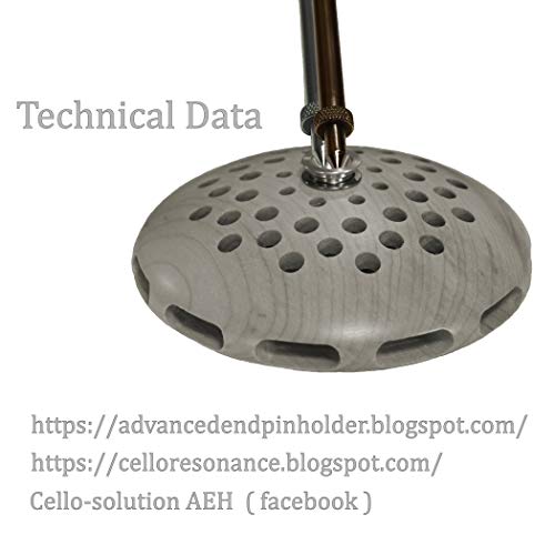 Advanced Endpin Holder Aeh-112 Walnut Resonance Response Solution #TOP5