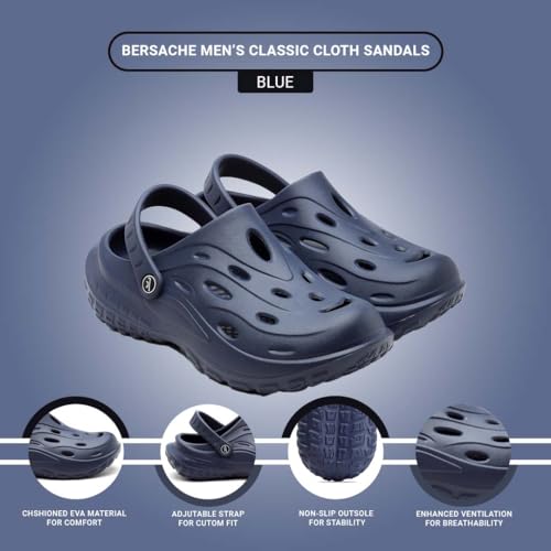 Image of BERSACHE Extra Soft Classic Casual with Back Strap Regular wear with Ultra Soft & Flexibility Technology Slipper for Men's & Boy's