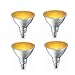 Philips LED Indoor/Outdoor 469072 90 Watt Equivalent PAR 38 Light Bulb (4 Pack), Blue