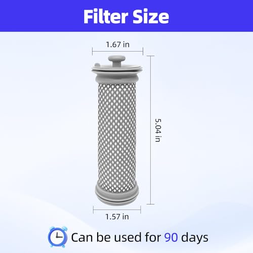 Image of 4-Pack Replacement Filter Compatible with Tineco A10 / A11 Hero Master Essential, A10-03, A11-07, PWRHERO 11 Snap, PURE ONE X / S10 / S11 / S12 / S15 Series Vacuum Cleaner, 4 Pre Filters