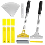 【Kit Abordable et Pratique】Ce kit comprend 2 grattoirs à papier peint, 30 lames de rechange (10 cm), des capuchons de protection et 1 tournevis. Complet avec tous les accessoires nécessaires, ce kit unique répond à tous vos besoins de nettoyage et de rénovation, sans achats supplémentaires.