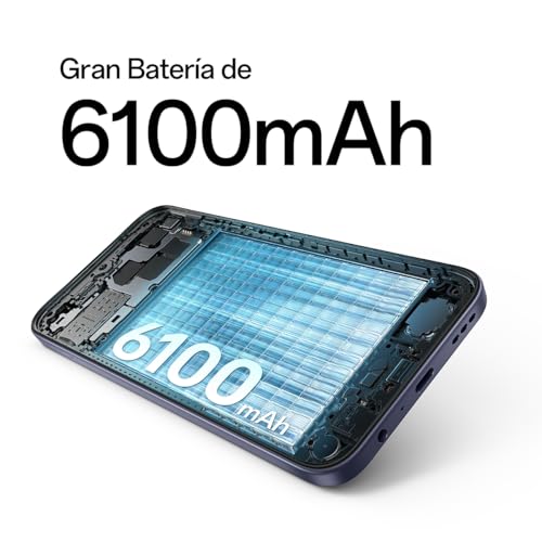 OPPO A6x 5G 6 Go RAM 256 Go mobile débloqué double SIM noir - 6