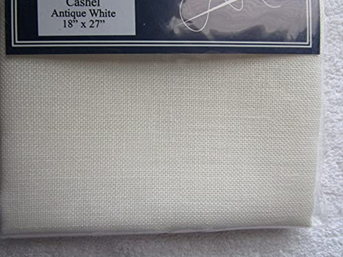 Zweigart 28Ct Cashel Linen-18X27" Needlework Fabric - Antique White