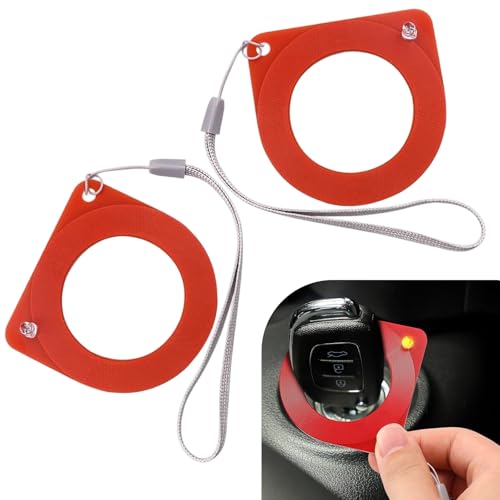 Teybouk 2 PCS Car Key Test Coil, Portable Car Key Lock Chip Coil Detection Card, Anti-theft Vehicle