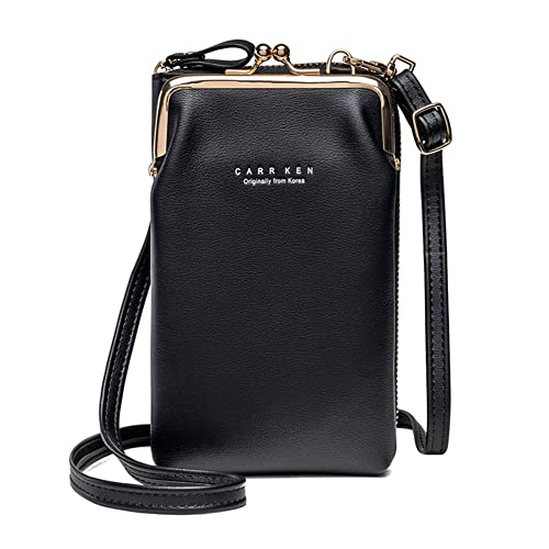 Étui de téléphone sac à main pour femme en cuir PU durable