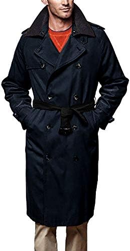 LONDON FOG ブラック トレンチコート 42 REG London Fog Casaco trench masculino icônico, Dark Navy, 42 | Amazon