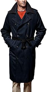 London Fog Men's Iconic Trench Coat, Dark Navy, 44