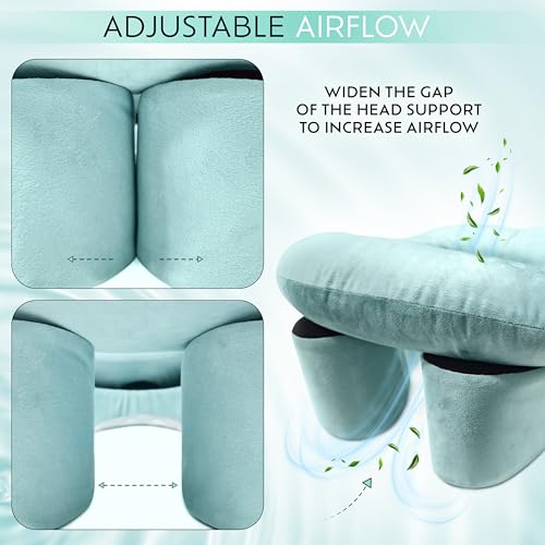 SnoozeBoost Face Down Pillow After Eye Surgery, BBL Pillow After Surgery for Sleeping, Prone Massage Bed Pillow for Face-Down Position, Bed Massage Support, BBL/Retinal/Vitrectomy Surgery Recovery by SnoozeBoost - Image 4