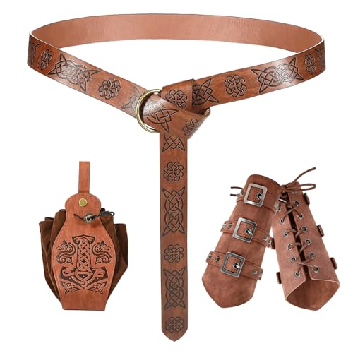 Disfraz completo elfo medieval con capucha y vestido miniatura 3