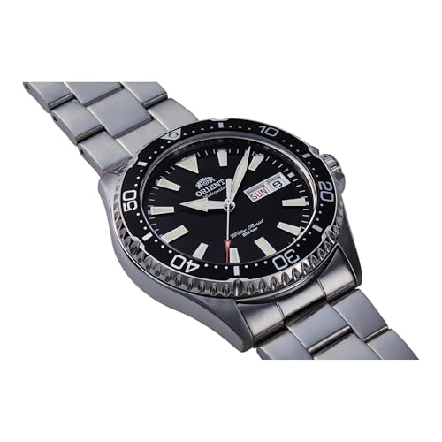 Orient Sports Kamasu / Mako Iii - Orologio Da Uomo Automatico A Carica Manuale Impermeabile Bracciale E Cassa In Acciaio Metallizzato Quadrante Nero - RA-AA0001B39B RA-AA0001B - 3