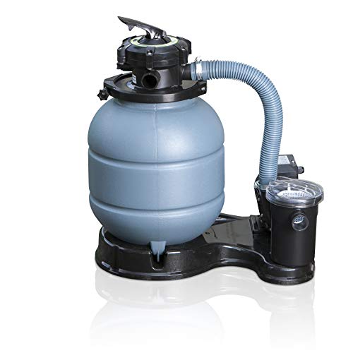 Gre FS320 - Filtro de Arena para Piscina incluye Pre-filtro. Para Piscinas Enterradas, Autoportantes o Elevadas de hasta 4.000 L, con 180 W de potencia