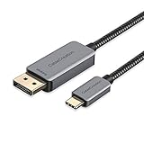 6FT USB C to DisplayPort Cable 4K@60Hz, 2K@165Hz, 2K@144Hz, CableCreation USB Type C to DP 1.2 Cable...