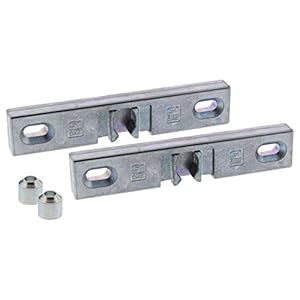 2 Stück Siegenia A1360 Balkontürschnäpper mit Hülse