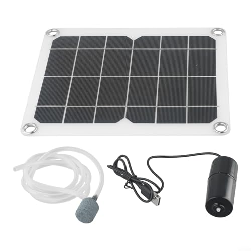 Para aireador solar al aire libre de 20 W para peces para estanques, rendimiento silencioso para una oxigenación óptima de entornos acuáticos