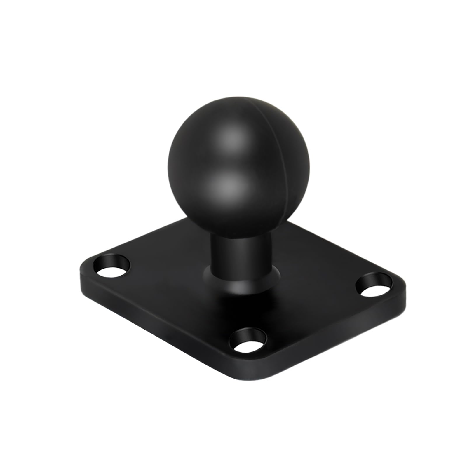 1 Inch Ball Head Adapter, Mount Base With 4 Mounting Holes, RAM Mount Square Base, 360 Degree Connector for Bicycle/Motorcycle/GPS