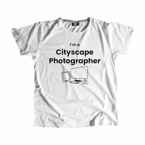 T-shirt photographe cityscape blanc le cadeau parfait pour artiste