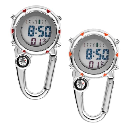 Montre à clip en métal multifonction pour la surveillance extérieure en acier