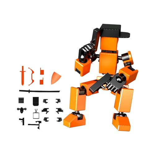 Hip Hop T13 Action Figure, 2024 New 3D Printed, Lucky 13 R&B Action Figure,Multi-Joint Movable Robot, PVC Model Full Body Mobile Robot Desktop Decoration Action Figure