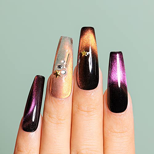 Aimeili Cat Eye Gel Nail Polish Soak Off U V Led Hema Free Nail Polish Nail Art Manicure Color Set Of 6Pcs X 10Ml - Kit Set 48 #TOP5