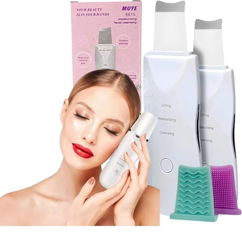 Aparelho Peeling Facial Estético Ultrassonico Pele Portátil Ionizante Limpador Remove Cravos Espinhas Renova a Pele