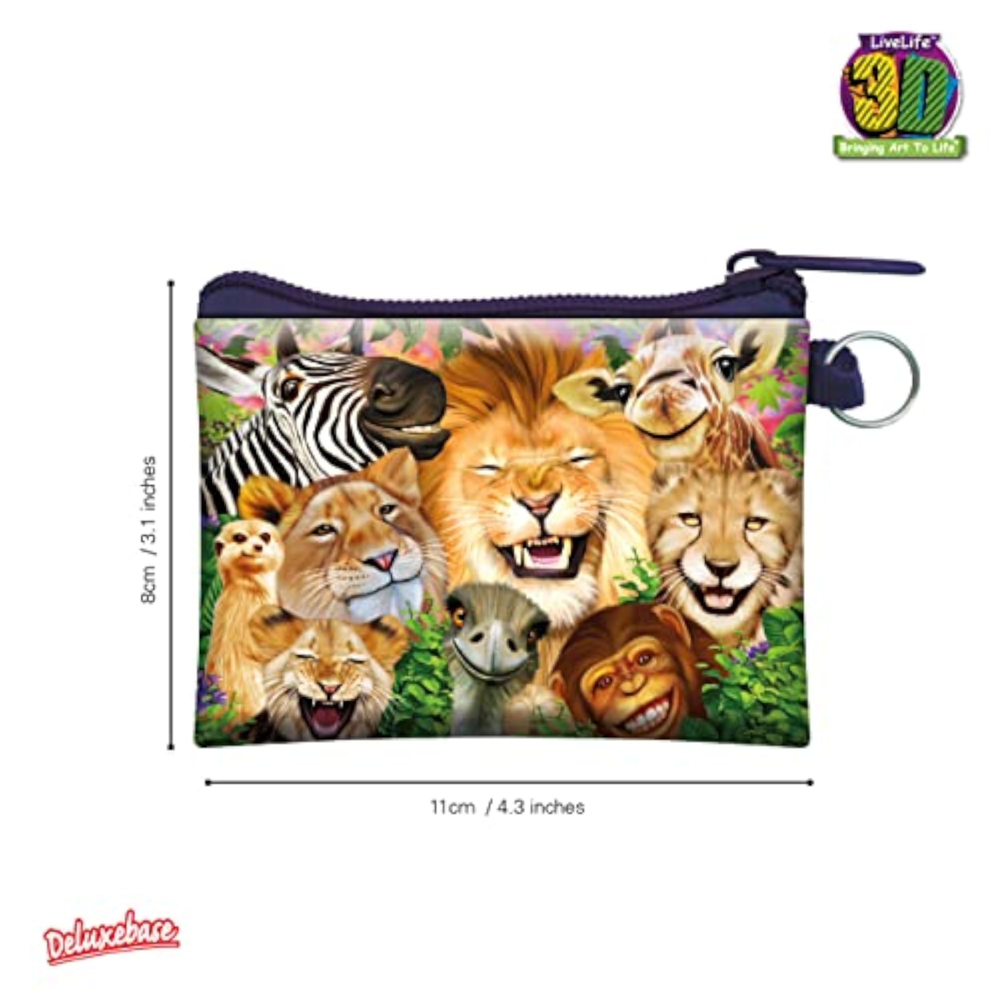 3D LiveLife Lenticular Coin Purse, Farm Design