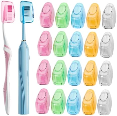 2-Pack Banana Toothbrush Holders With Caps - Cute Travel Toothbrush Cover With Ventilation, Yellow & Green