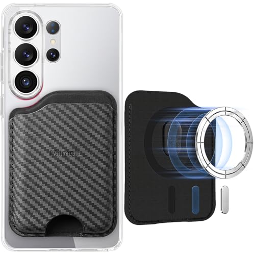 Cartera RFID Samsung S26 Ultra Tarjetero Magnético de Cuero contra Clonación Antirrobo