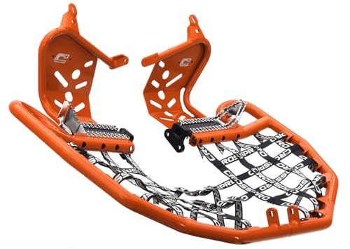 for Suzuki LT-Z400 2009-2014 Nerf Bars Aluminum Orange.