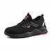 Hitmars Sicherheitsschuhe Herren Damen Arbeitsschuhe Leicht mit Stahlkappe Sneaker rutschfest Atmungsaktiv Schutzschuhe Schwarz EU 42 Atmungsaktiv günstig Kaufen-Hitmars Sicherheitsschuhe Herren Damen Arbeitsschuhe Leicht mit Stahlkappe Sneaker rutschfest Atmungsaktiv Schutzschuhe Schwarz EU 42