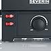 SEVERIN Pizza-Raclette Grill con Plancha Reversible, 1.150 W aprox., Incl. 8 Mini-Sartenes,...