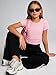Kxuryueo Teen Girls Matching Outfit Short Sleeve Tee Shirt and Bowknot Wide Leg Pants Size 13 14