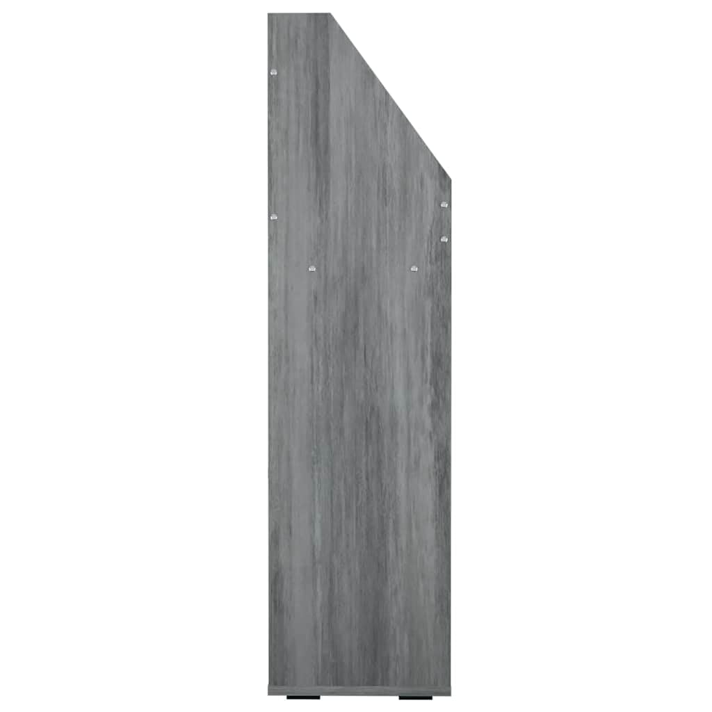 Libreria per bambini in truciolato, 71 x 30 x 114 cm, con 7 ripiani, versatile portariviste e portariviste per soggiorno, ufficio