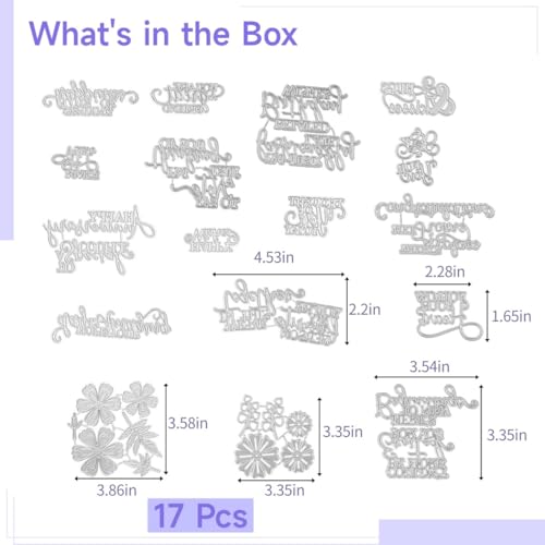 Matrices de découpe pour scrapbooking et 7 pochoirs de gaufrage