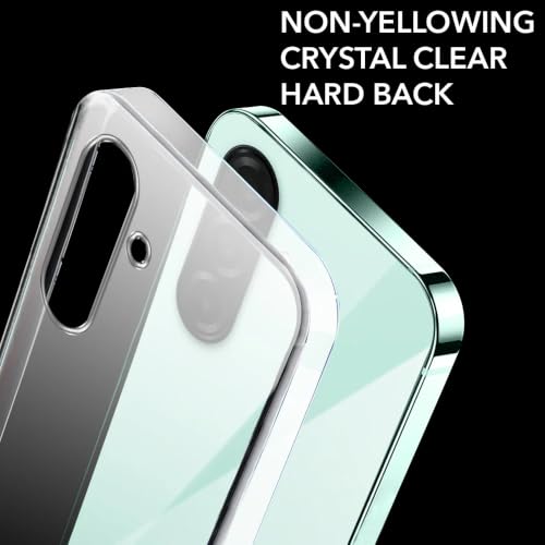 Image of DIZORO Compatible with Samsung Galaxy A26 5G Back Cover Case Clear,[ Anti - Yellow /Yellowing ][Military Grade Protection] Hard PC Back Cover Transparent