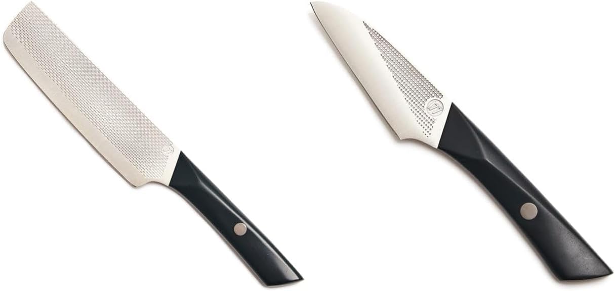Christopher Kimballs Milk Street Knife Bundle - Kiji and Nakiri Knives - German Steel - Perfect for Home