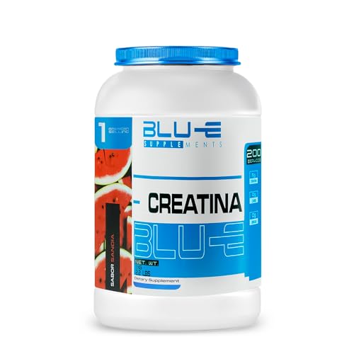 Creatinas, Blu-e Creatina Monohidratada 1k 200 Servicios Sabor Sandia
