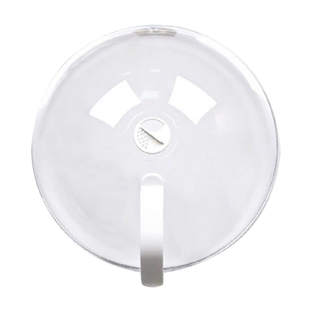 Transparent Microwave Splatter Cover with Steam Vents and Handle, Food Heating Guard, Prevents Oil Splashes, Plate Bowl Dish Lid for Vegetables, Leftovers, Barbecue