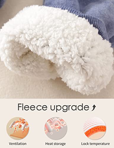 Gihuo Women's Winter Warm Fleece Pants Sherpa Lined Sweatpants Jogger Track Pants Athletic Active Lounge Pants2