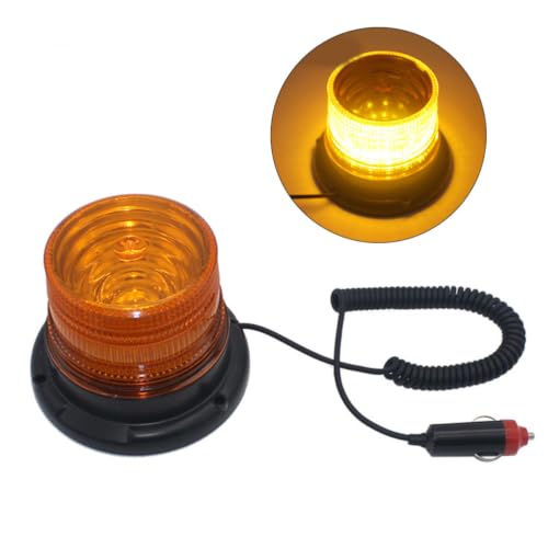 Luz de emergencia LED amarilla de 18w y 12 leds para coche