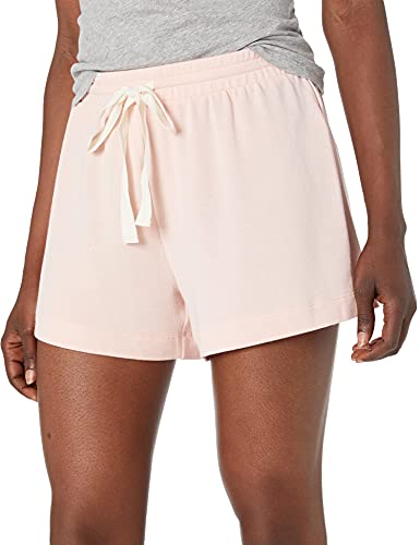 Image of Amazon Essentials Women's Lightweight Breathable Lounge Terry Pajama Shorts with Elastic Waist, Drawstring