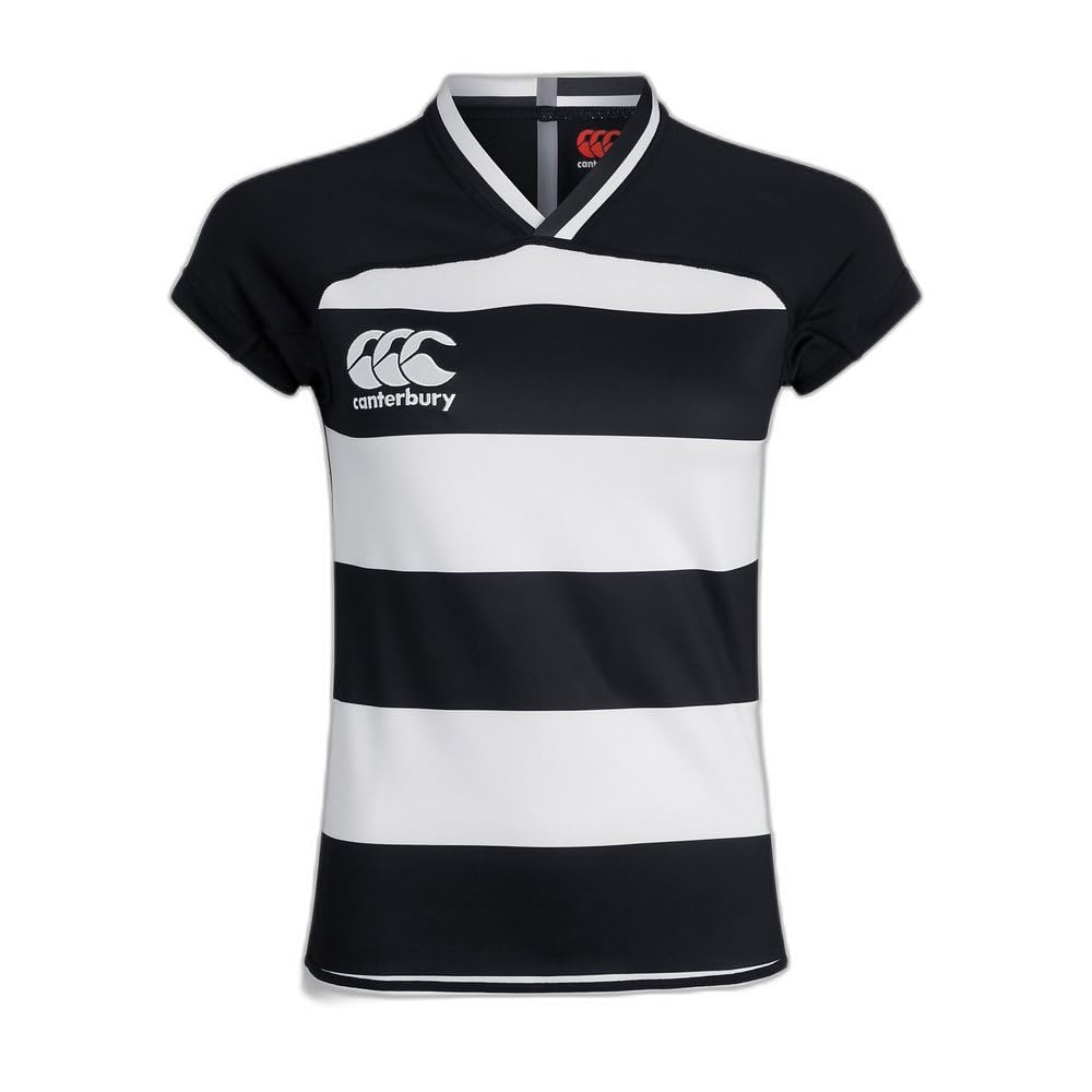Canterbury Vapodri Evader À Rayures Maillot Rugby Femme