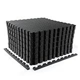 CAP Barbell 36-Piece Diamond Plate Texture Puzzle Exercise Mat with Interlocking Tiles, Covers 144 square feet