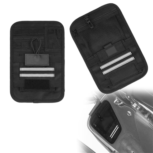 Organiseur sacoche moto universel pour Softail et Touring (lot de 2)