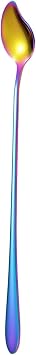 2PC- stainless steel mixing spoon with long handle is creative, exquisite and practical-magic spoon